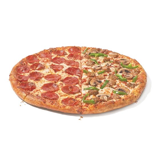 Half and Half Pizza