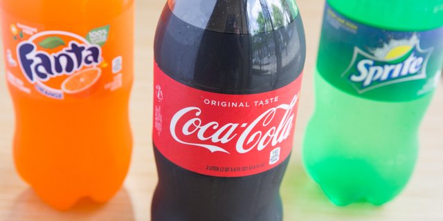 Assorted 2L Soda Bottles