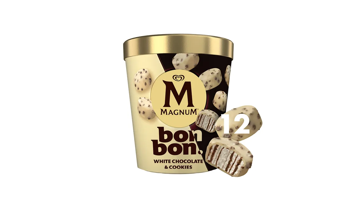 12 x 17ml Magnum Bonbon White Chocolate and Cookies
