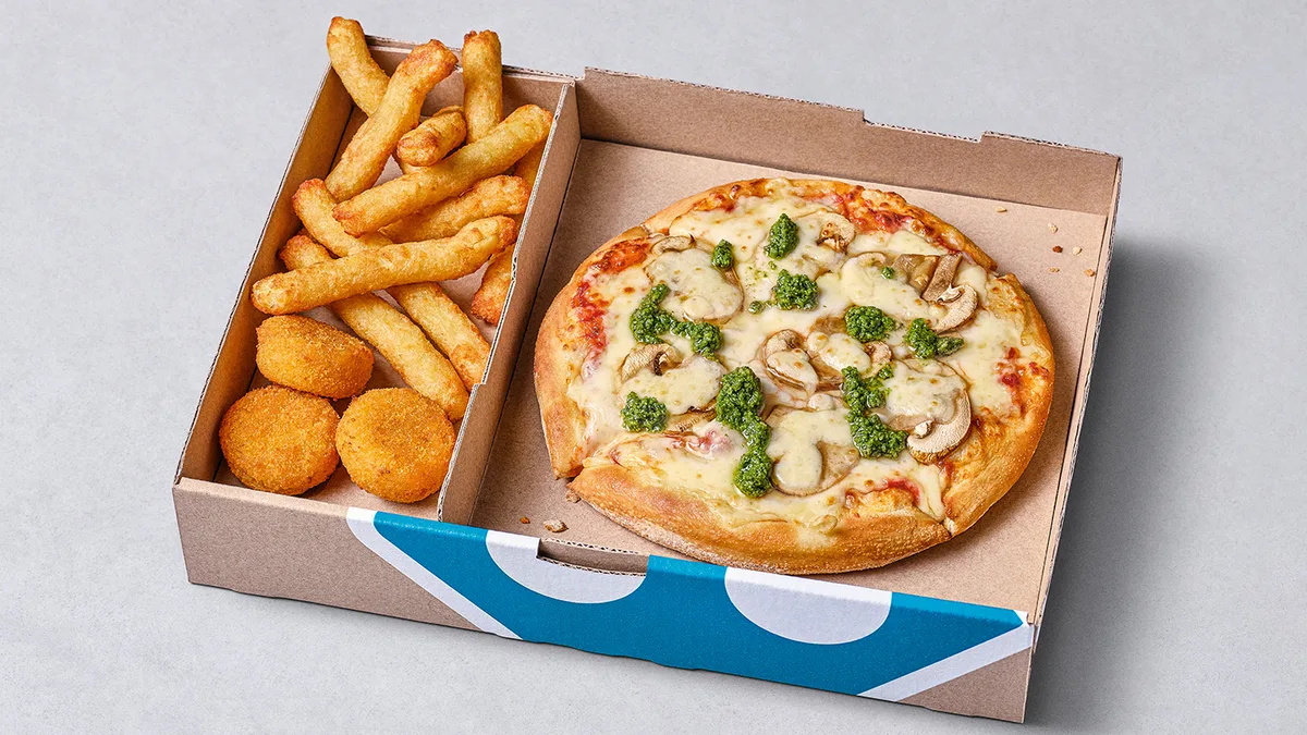 Die Domino’s Box Pizza Funghi + 2 Optionen