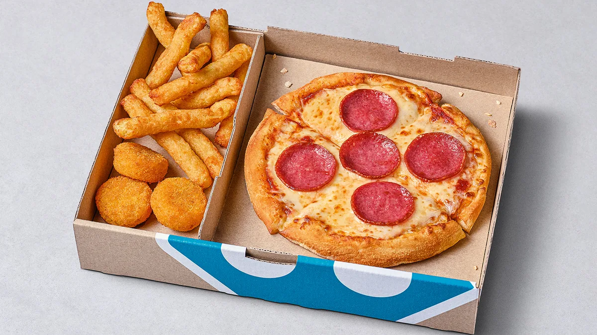 Die Domino’s Box Pizza Salami + 2 Optionen