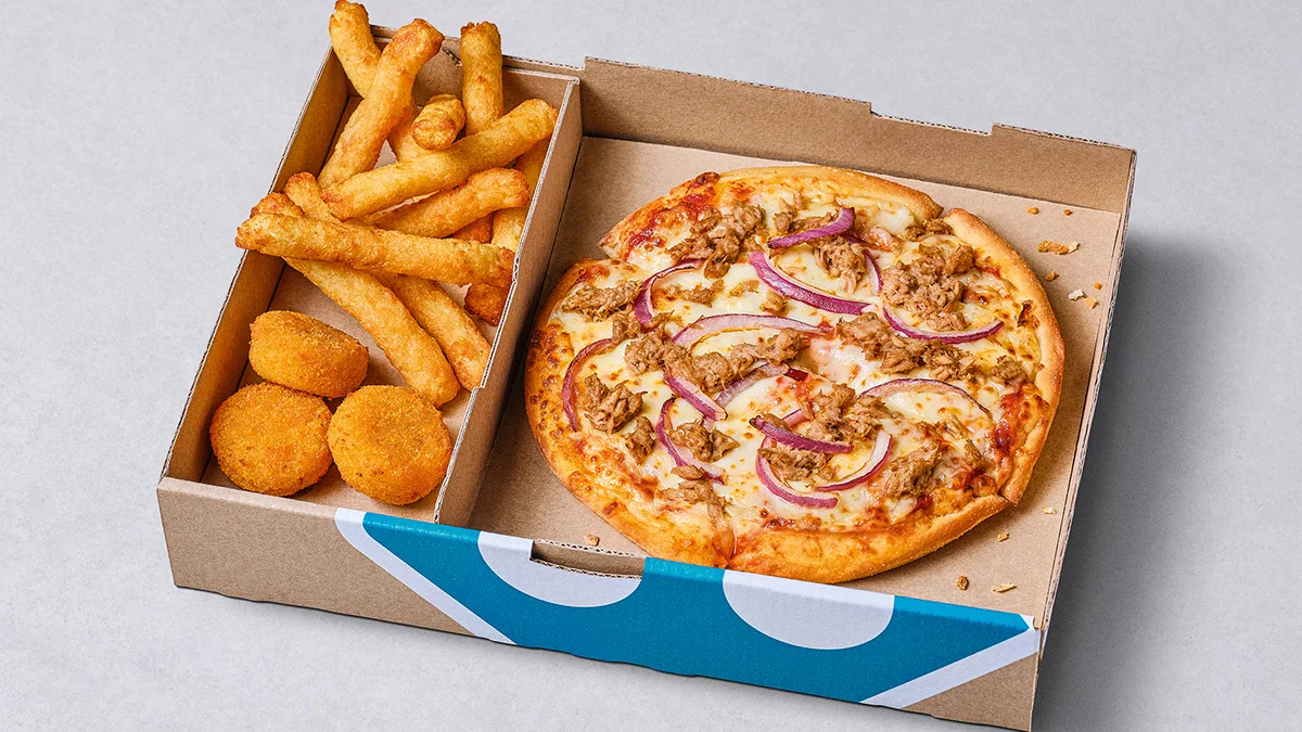 Die Domino’s Box Pizza Tuna + 2 Optionen