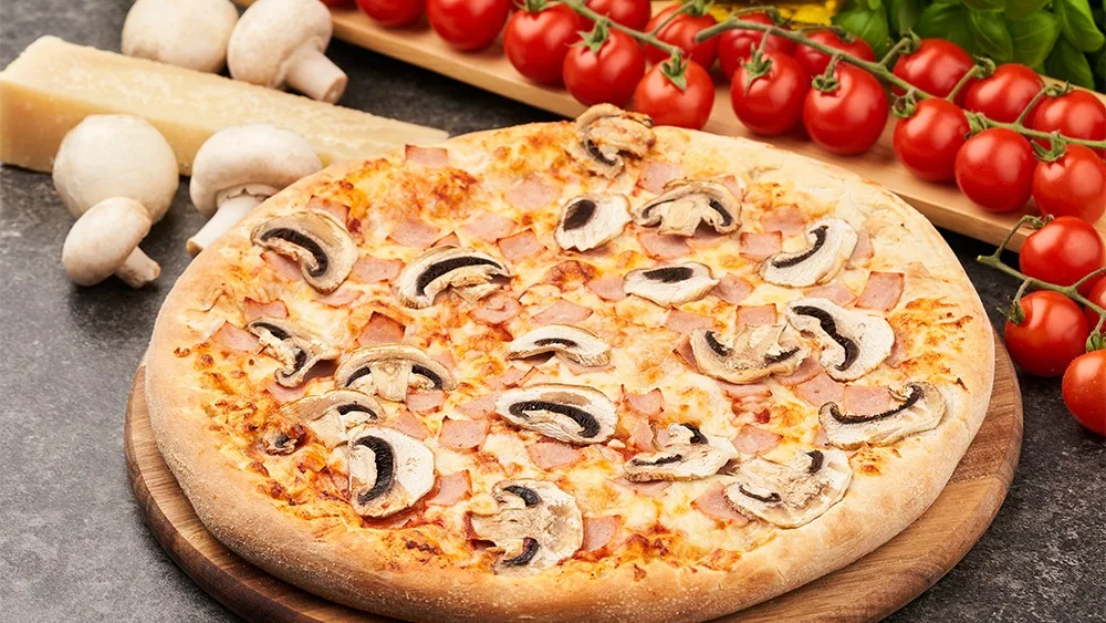 Ham and Mushrooms M