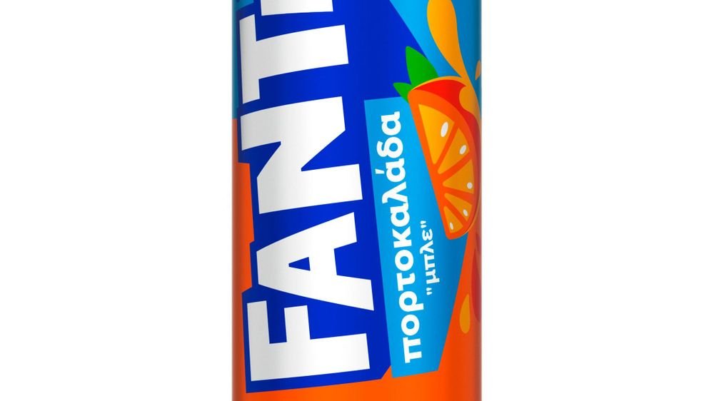 Fanta Orange Blue 330ml