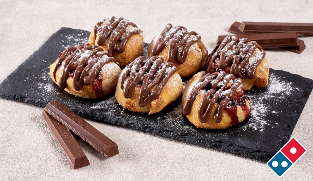 Scrolls made with KITKAT and cherry