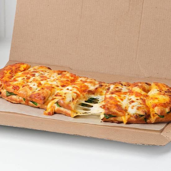 Spinach and Feta Stuffed Cheesy Bread