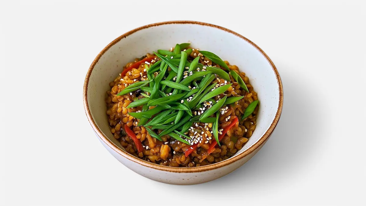 Wok рис с курицей