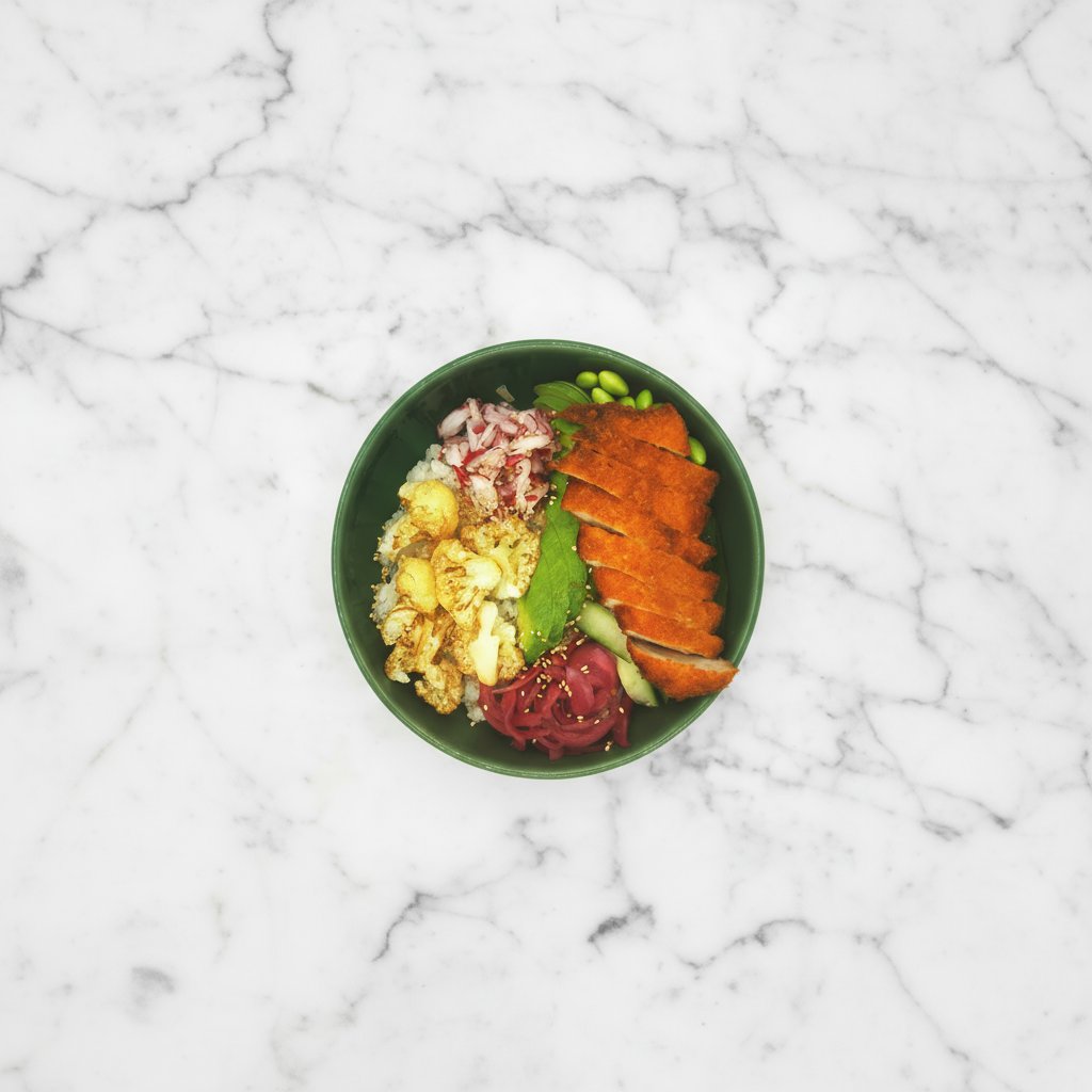 Kylling sushi bowl