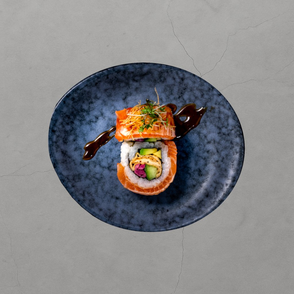 Yaki laks topping