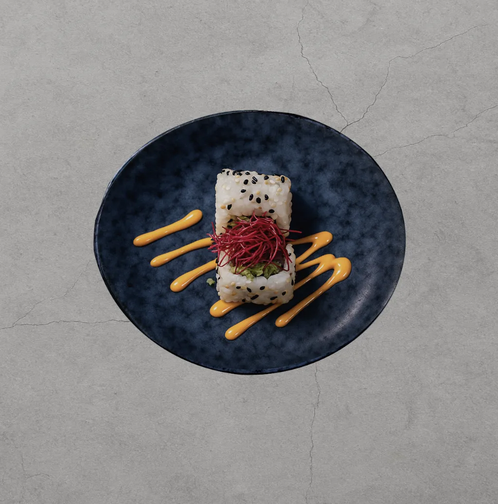 Midori Ebi topping
