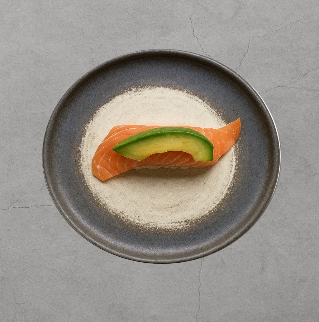 Nigiri laks med avocado