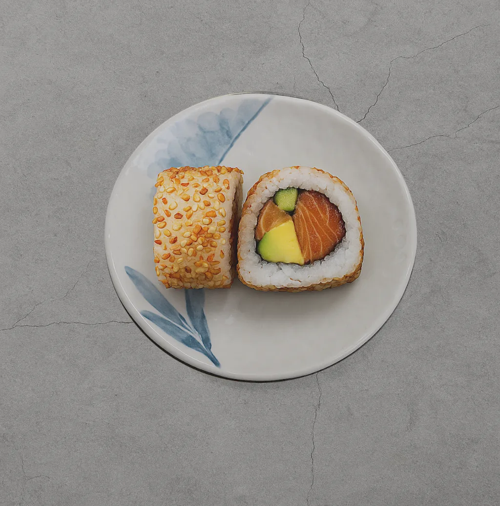 Spicy laks maki