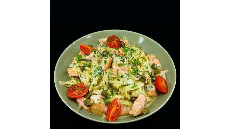 Tagliatelle cu somon