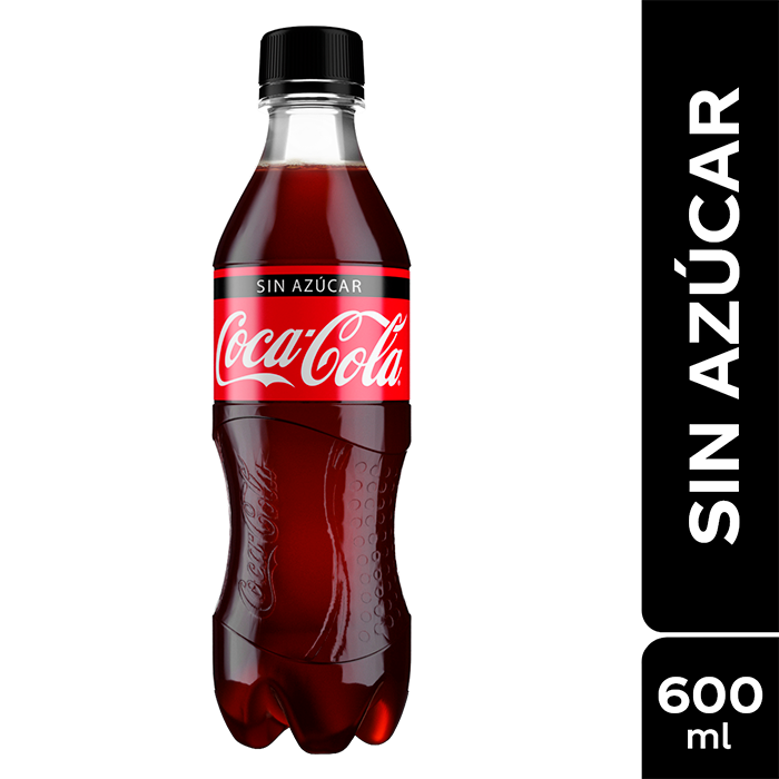 Coca Cola Sin Azúcar 600Ml