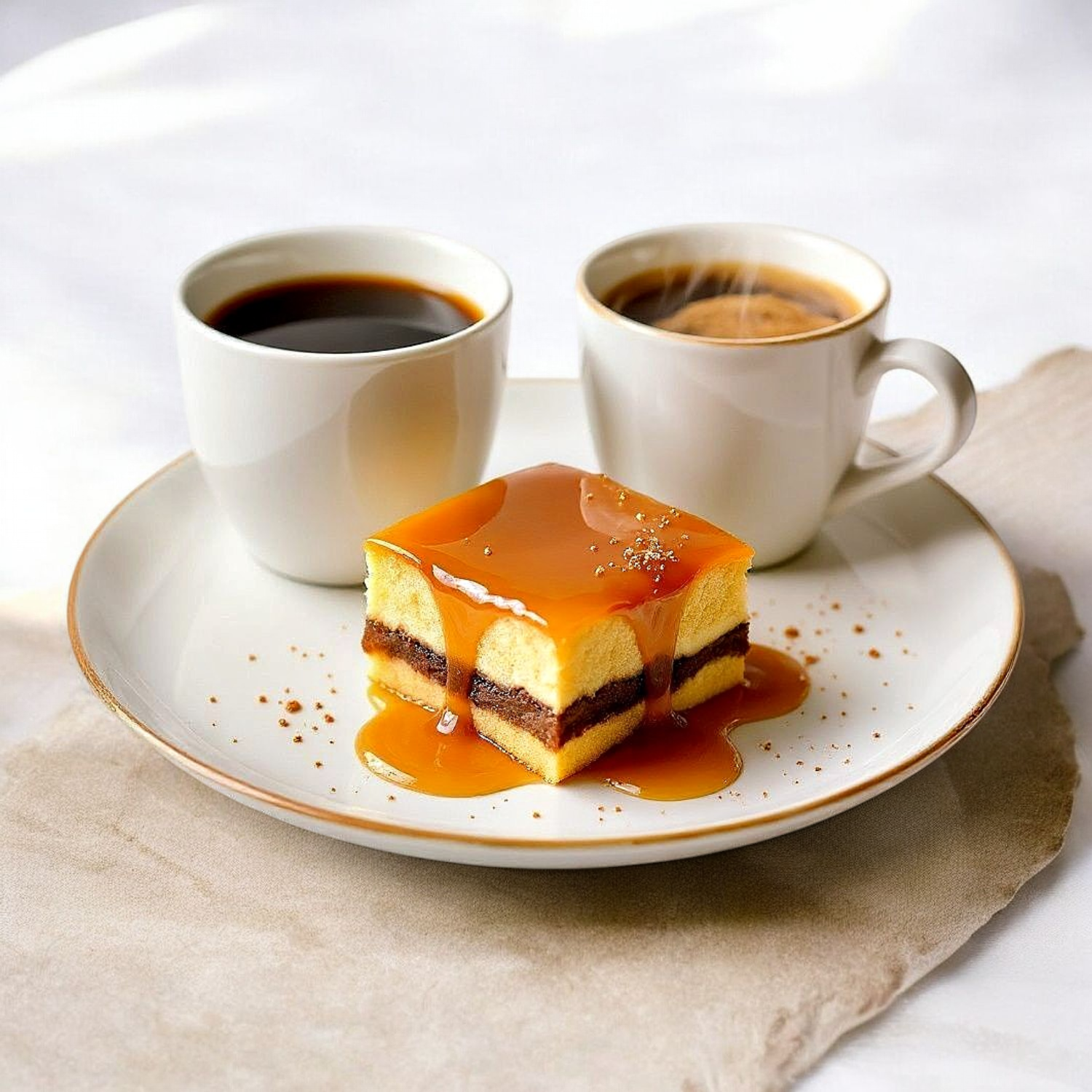 Postre + Cafe