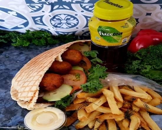 Sándwiche Falafel en Combo