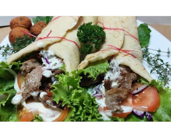 Sándwiche Gyro Artesanal Carne