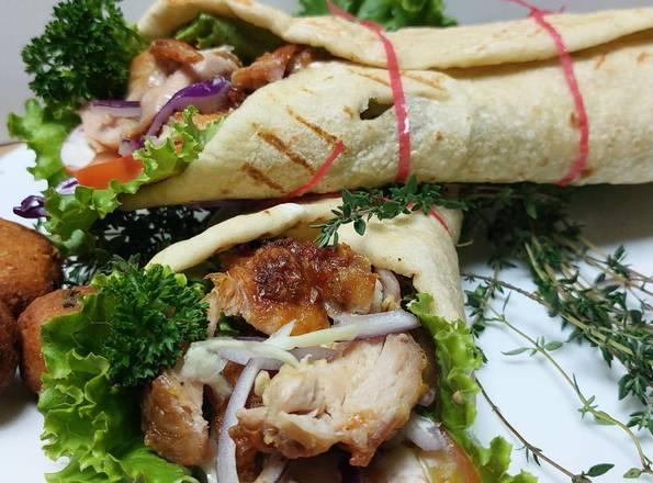 Sándwiche Gyro Artesanal Pollo