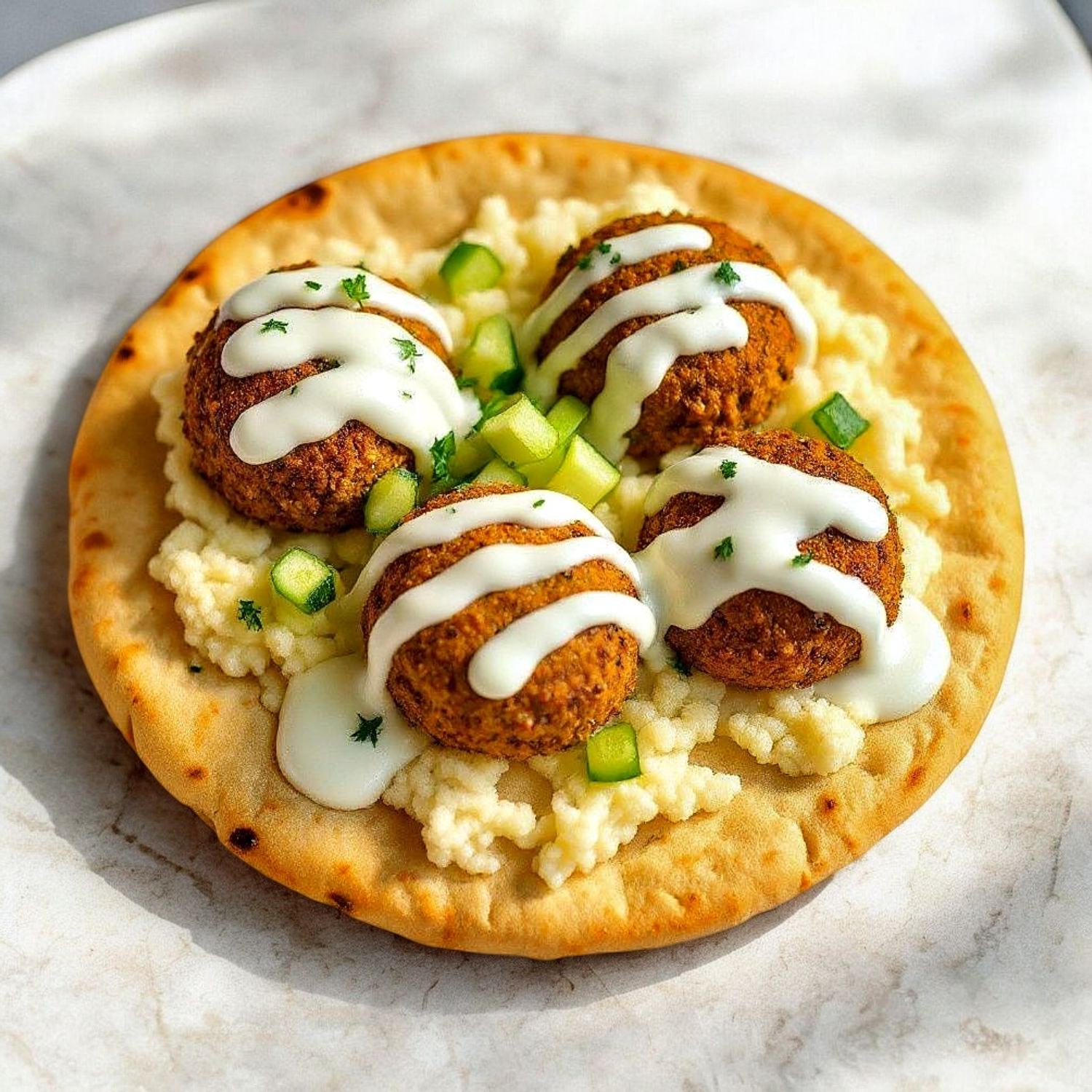 Tzatzky Falafel Y Pita