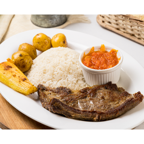 Sobrebarriga + limonada de panela