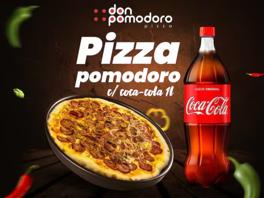Pizza G+ Coca 1L