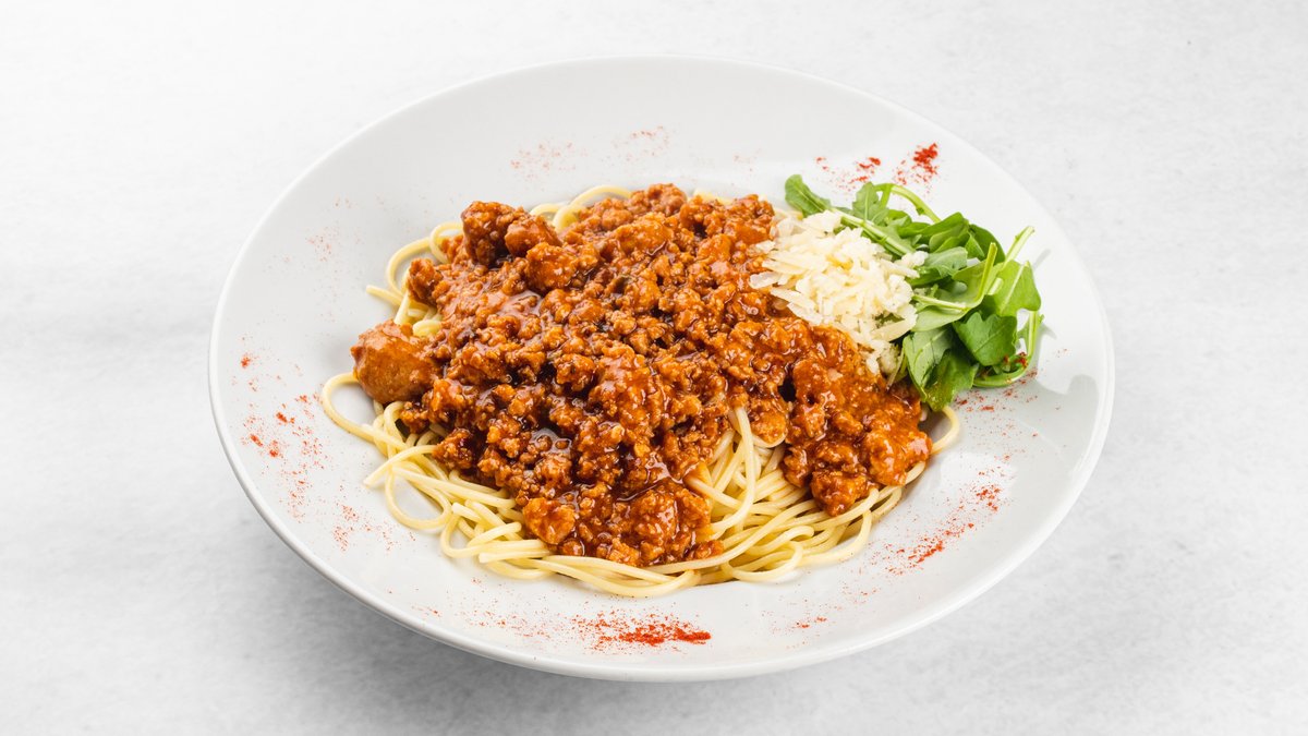 Spaghetti mit Rinder-Bolognesesauce