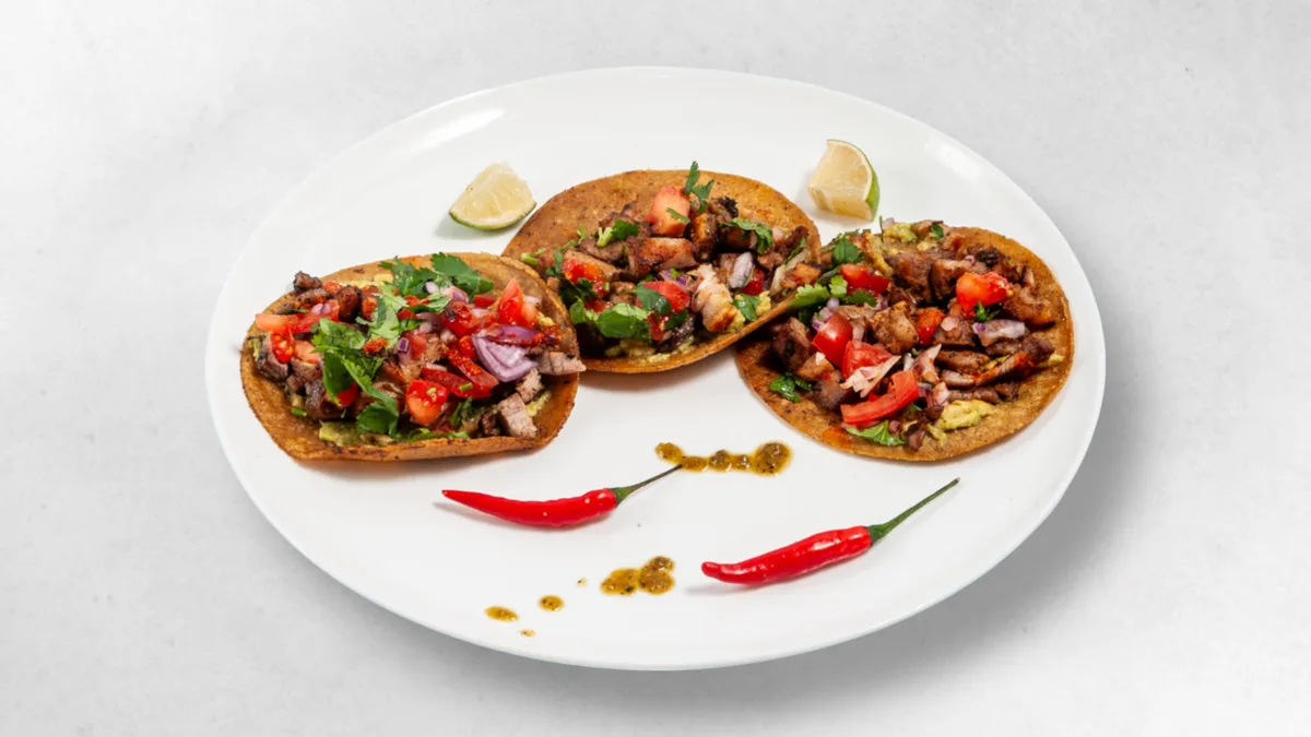 Tacos Chicharrón (3 Stück)