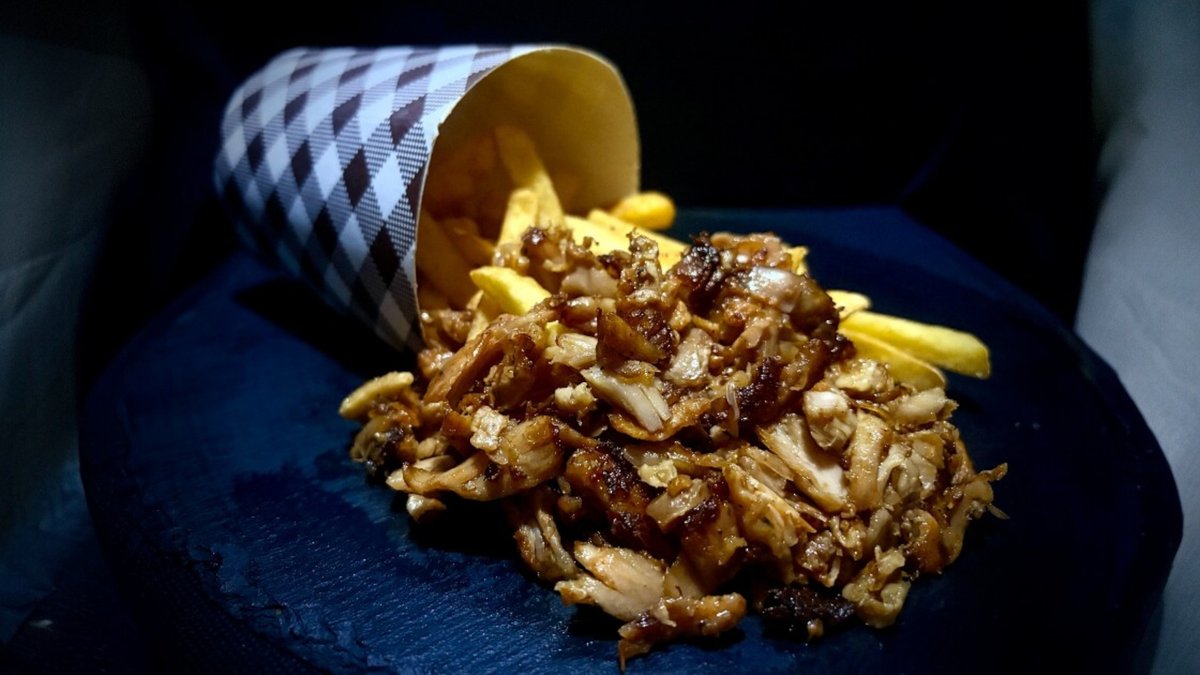 Gyros box hasábbal