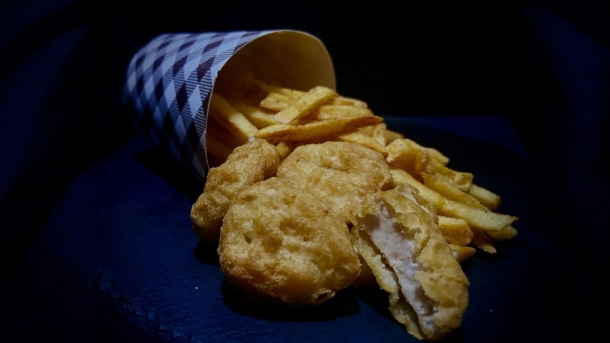 Nuggets box hasábbal
