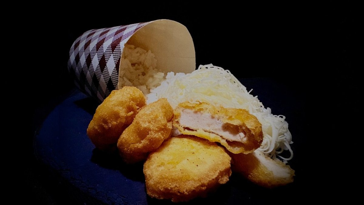 Nuggets box rizzsel és sajttal