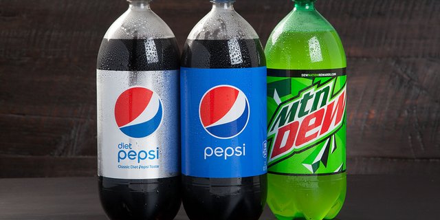 Assorted 2L Soda Bottles