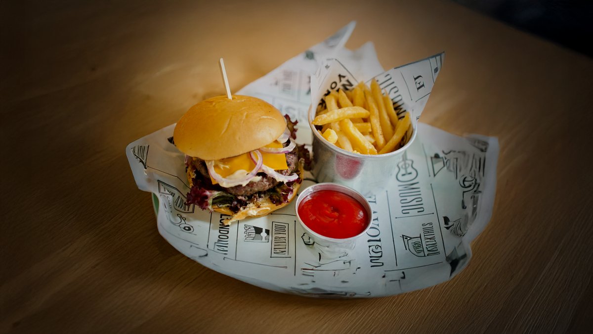 The Donbuger and French Fries