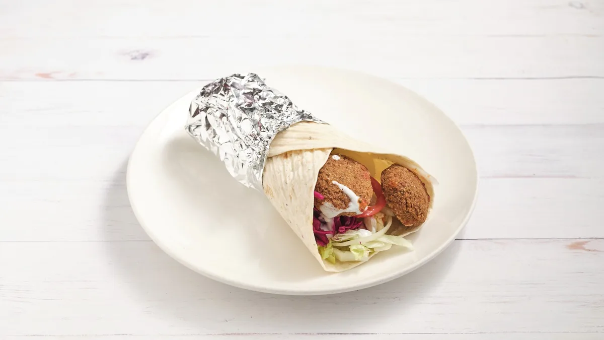 Falafel tortilla