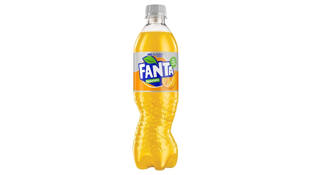 Fanta Appelsin uten Sukker 0,5l