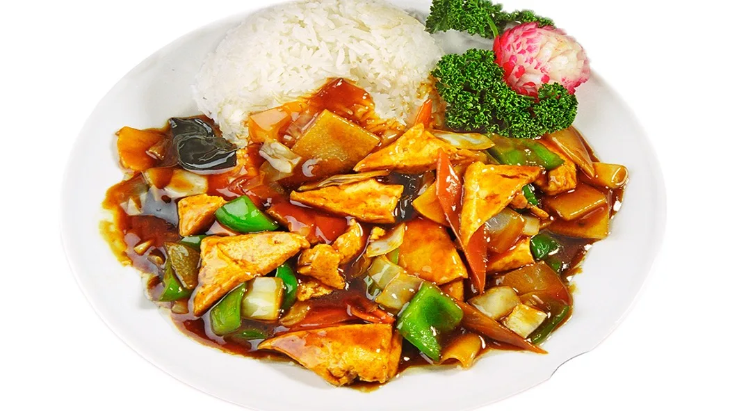 F15. Tofu se zeleninou s rýží 🌱