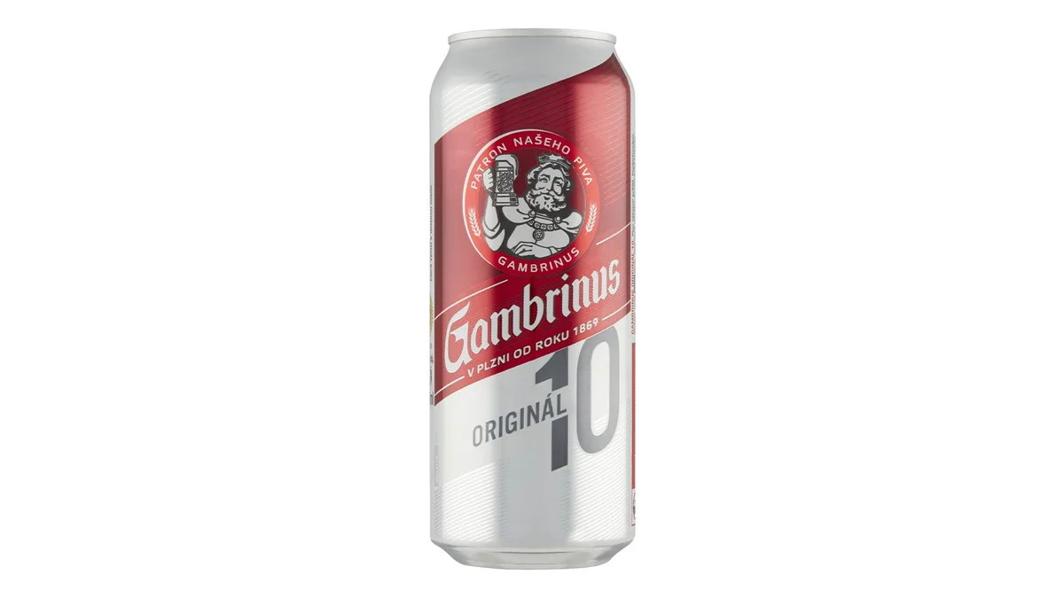 Gambrinus 10° světlý - 0,5 l