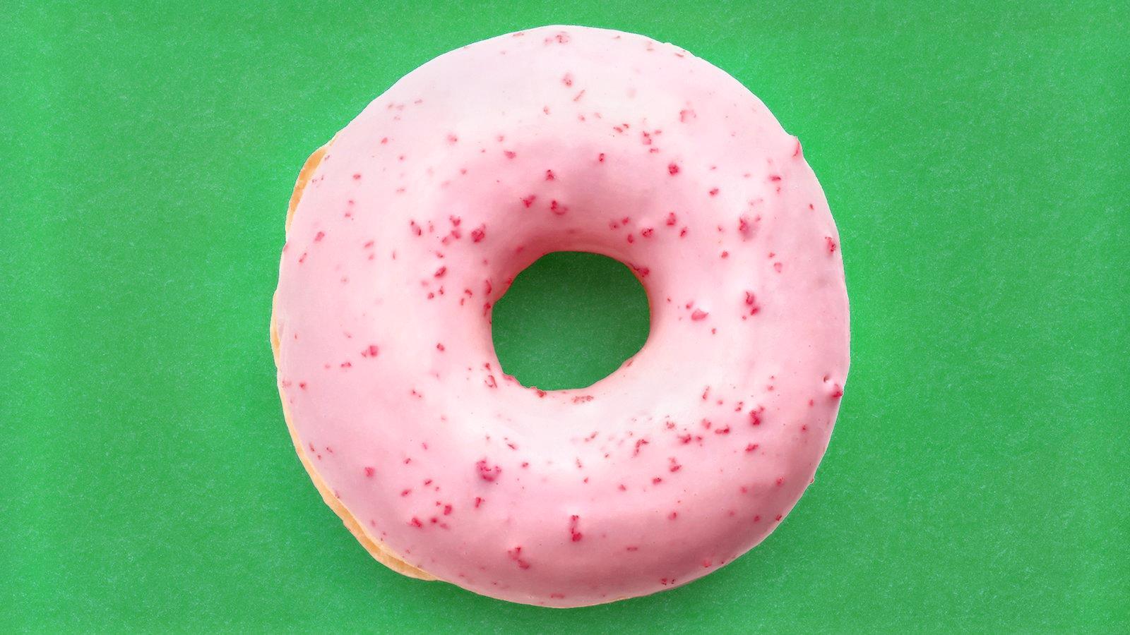 Strawberry Frosted Donut