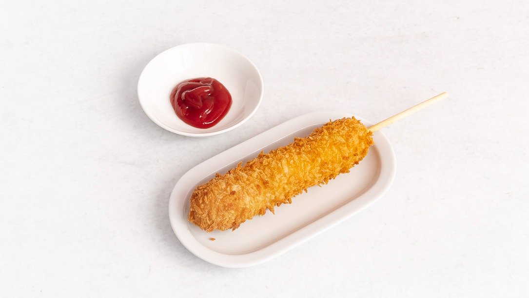 Mozzarella corn dog