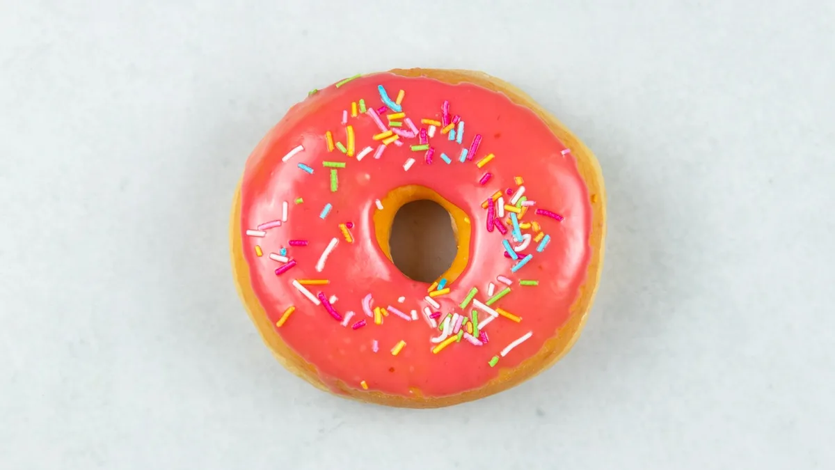 Erdbeere Donut