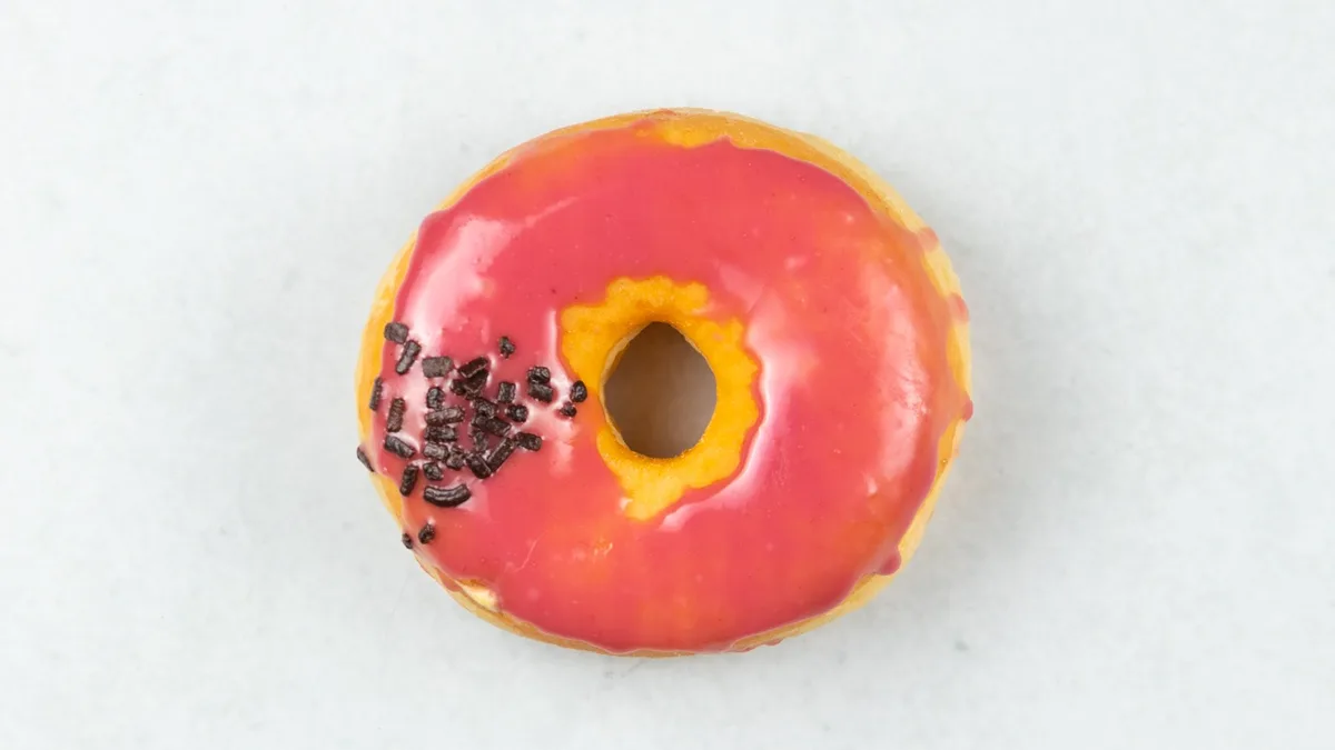 Himbeer-Vanille Donut
