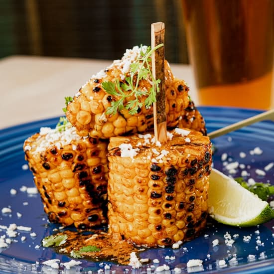 Grilled Corn on the Cob with Chile-Lime Butter
