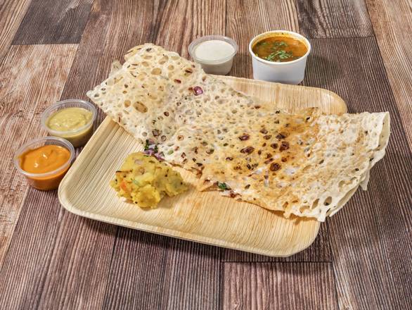 Onion Rava Masala Dosa