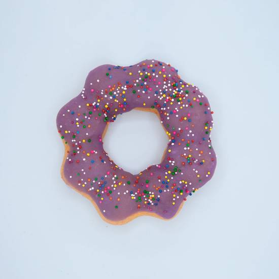 Rainbow Taro Mochi Donut