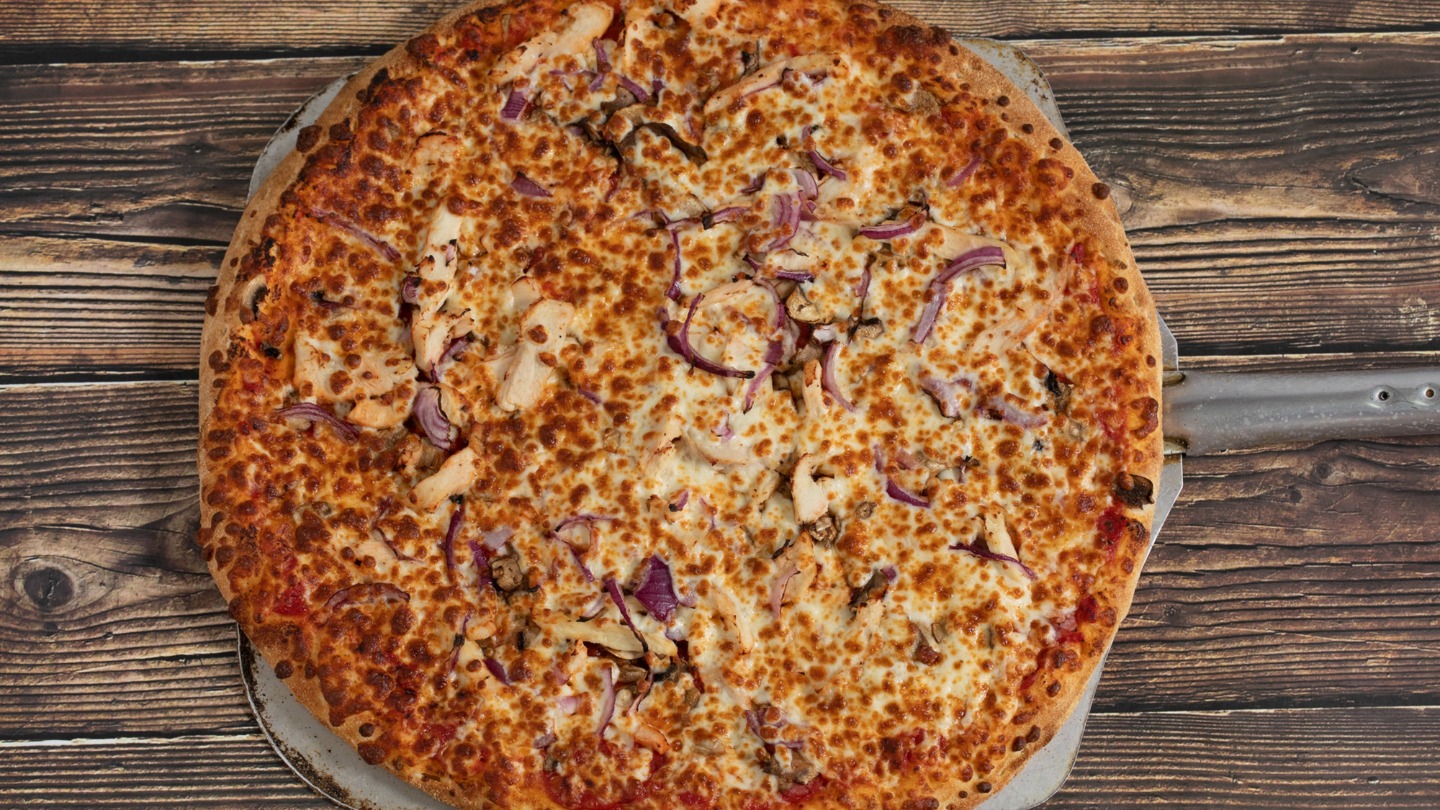 Pizza au poulet BBQ / BBQ Chicken Pizza Medium