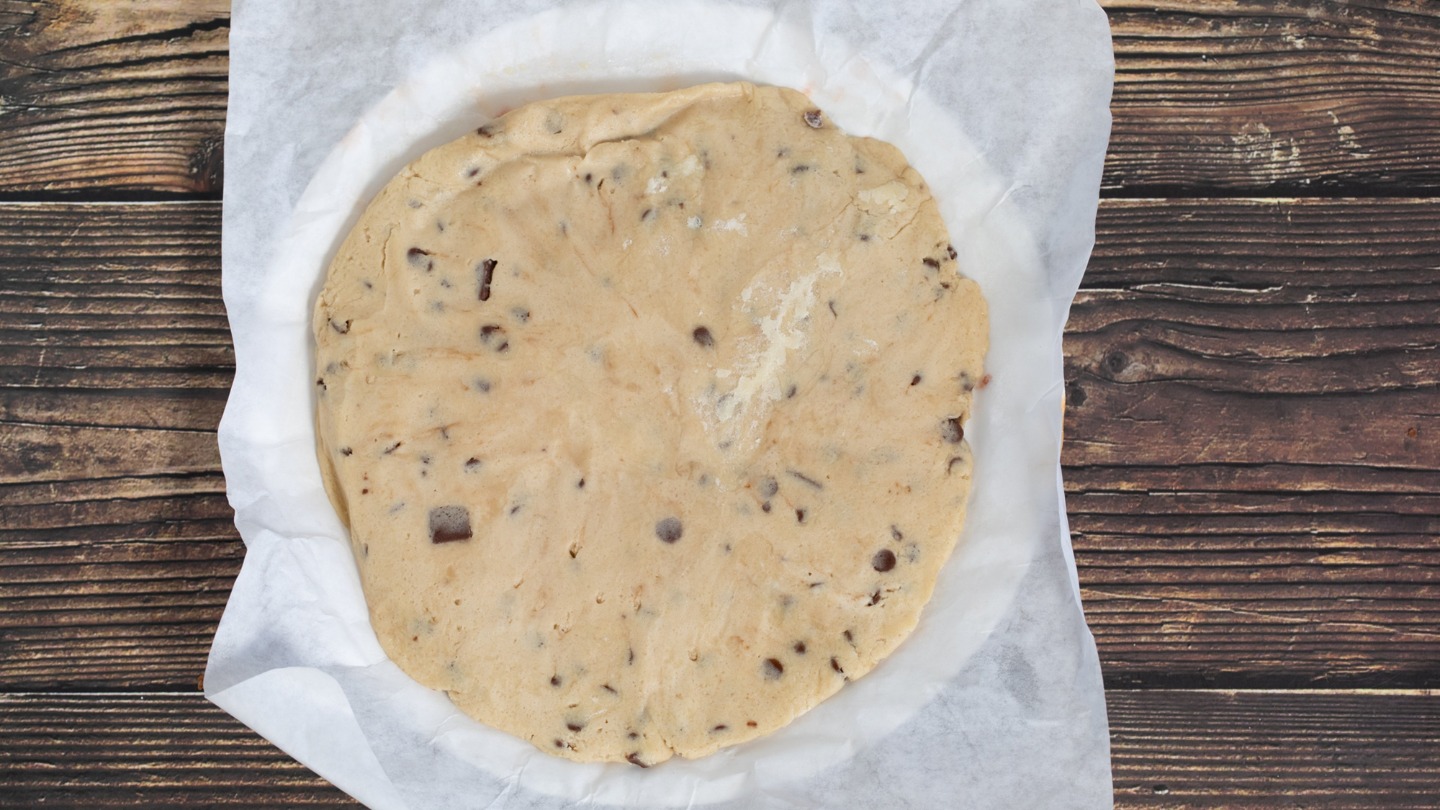 Pizza aux brisûres de chocolat / Chocolate Chip Pizza