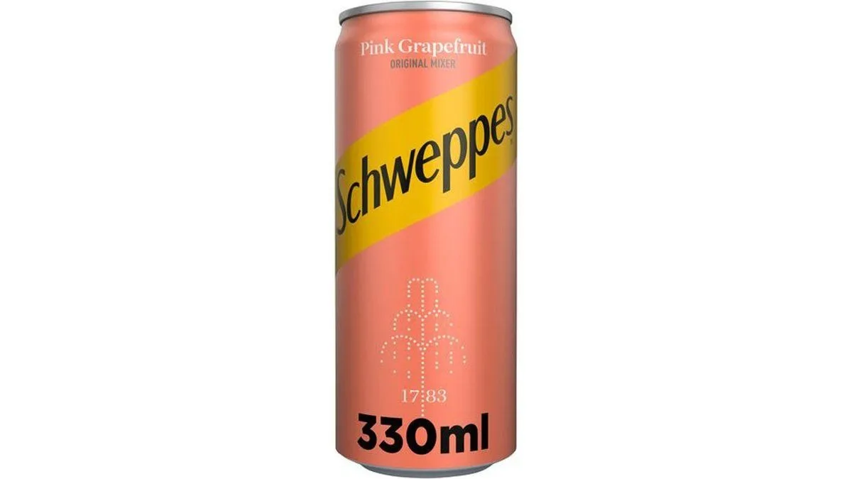 Schweppes Pink Grapefruit 0.33 l