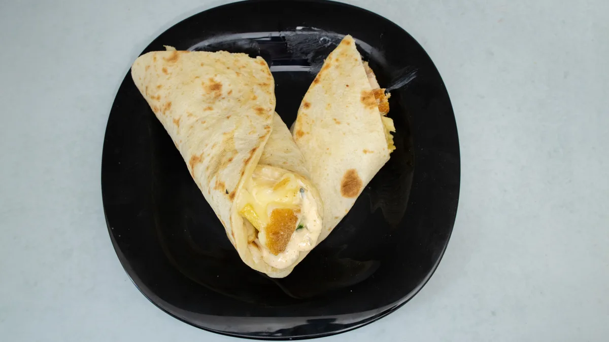 Tortilja pohovani kačkavalj