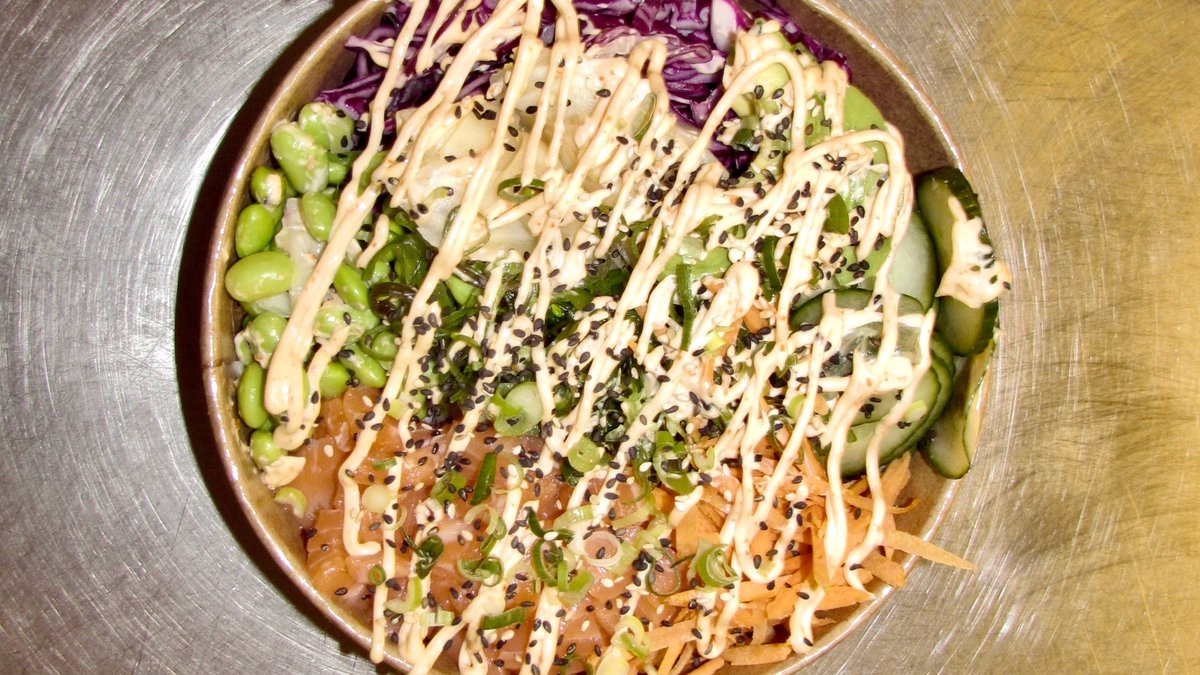 Poke bowl med laks