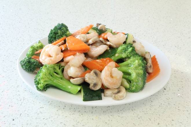 Shrimp with Mixed Vegetables