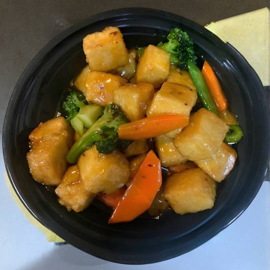 General Tso's Bean Curd